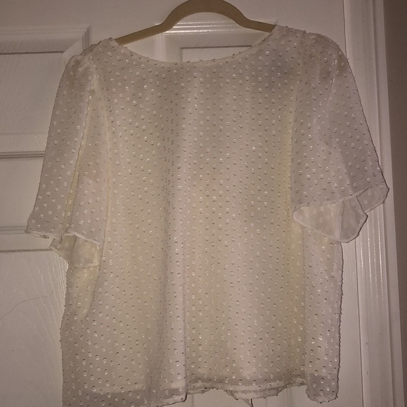 Banana republic white top - Picture 3 of 4